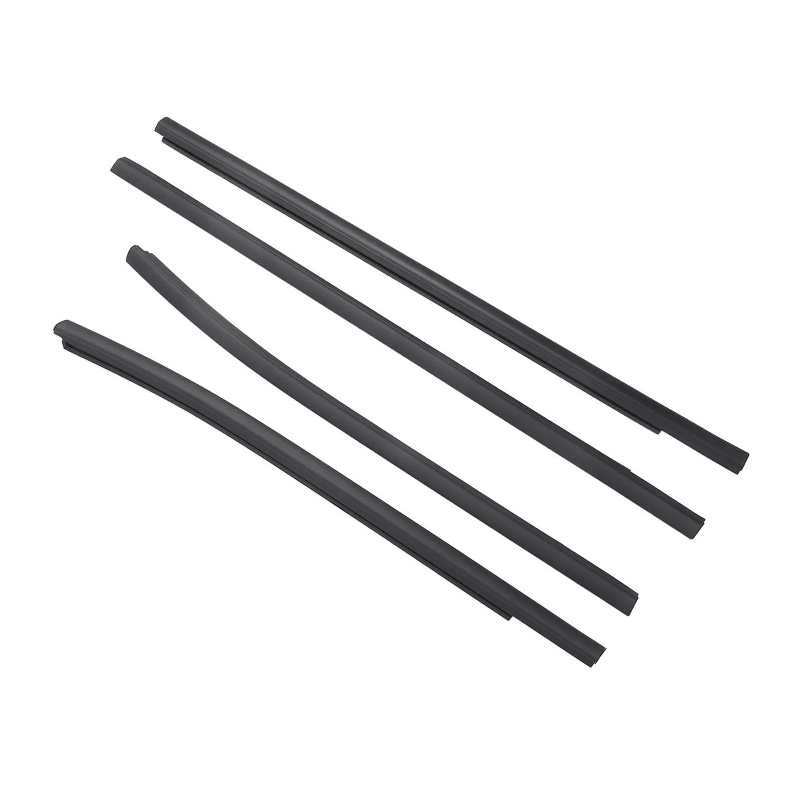 for Ranger PX2 PX3 for Wildtrak for Raptor XLT XL 4PCS Car Door Window Weatherstrip AB3Z2625554F Sealing Strip Trim ATGCBCAUF