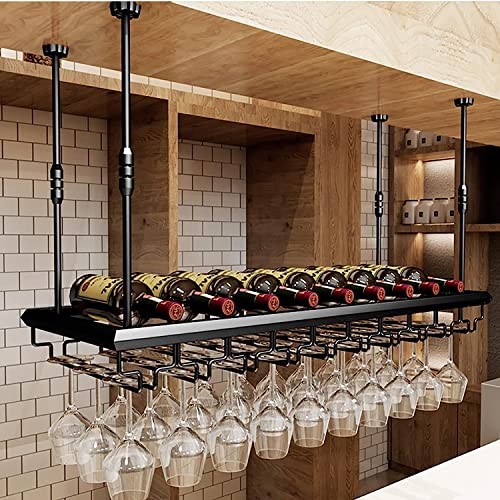 Casier à bouteilles vintage suspendu et support de rangement de cuisine - 2