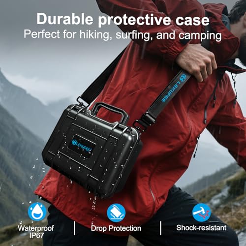 Image of Lekufee Waterproof Carrying Case for Insta360 X5, Insta360 X4 Air, Insta360 X4, Insta360 X3 Camera and Other Accessories(Case Only)