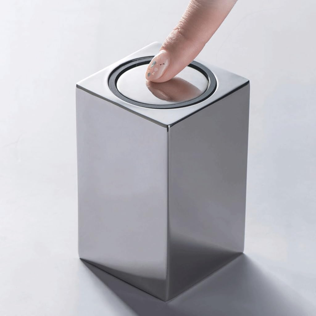 Dispensador de palillos de dientes, soporte de palillos de dientes de acero inoxidable, portátil, caja de almacenamiento automática de palillos de dientes para aperitivos