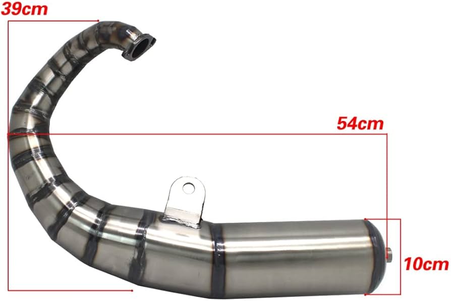 Amazon.co.jp: オートバイの排気管 オートバイ用 JISO 90cc レーシング