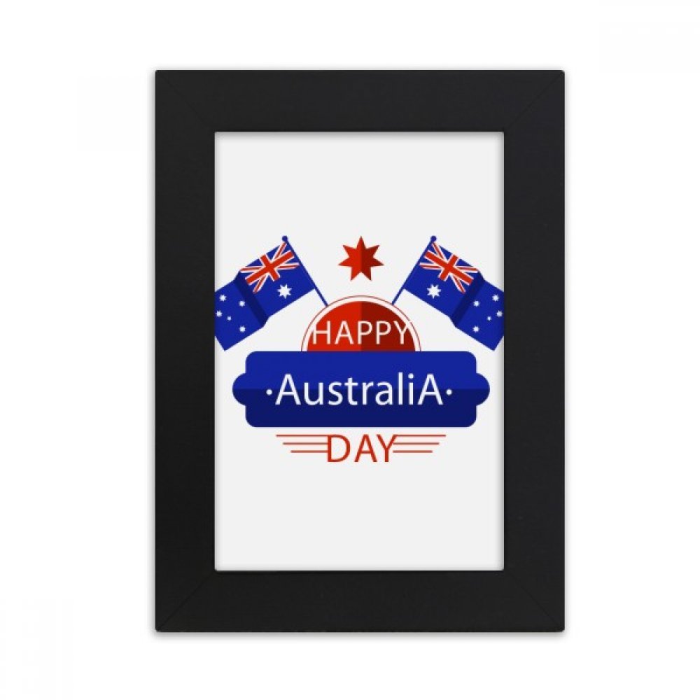 Cadre photo noir bureau Australie 10x15cm DIYthinker avec peinture souvenir multicolore