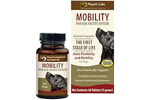 60 Count Dog Mobility with Elk Velvet Antler Tablets
