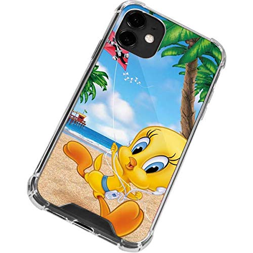 Skinit Clear Phone Case Compatible with iPhone 12 Mini - Officially Licensed Looney Tunes Tweety Bird iPod Design
