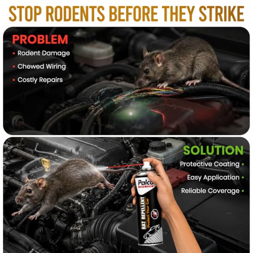 Image of PALCO Rat Repellent Spray for Car 150ml Rodent Repellent, Car Rat Protector