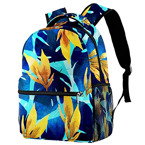 Sac à dos décontracté avec motif aquarelle résistant et grand confort Loptop