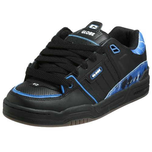Image of Globe Men's Fusion Sneaker,Black /Cobalt Lightning,14 M US