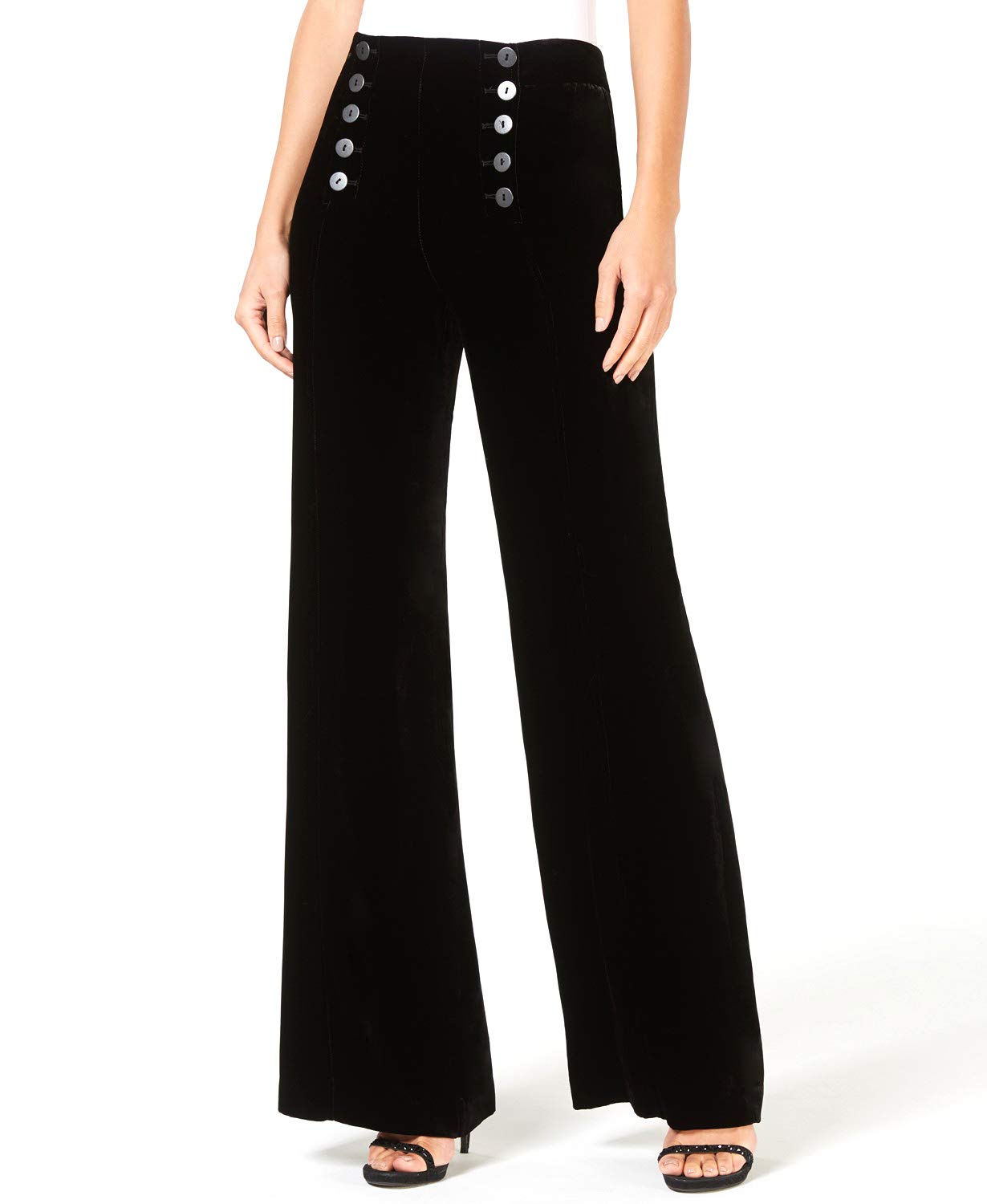 Nanette Lepore Womens Sailor Casual Wide Leg Pants
