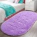 LOCHAS Ultra Soft Children Rugs Room Mat Modern Shaggy Area Rugs Home Decor 2.6' X 5.3', Purple