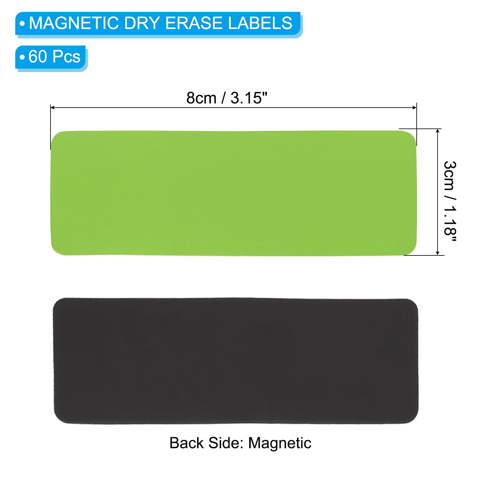 PATIKIL Magnetic Name Tag 3.15x1.18Inch - Image 2
