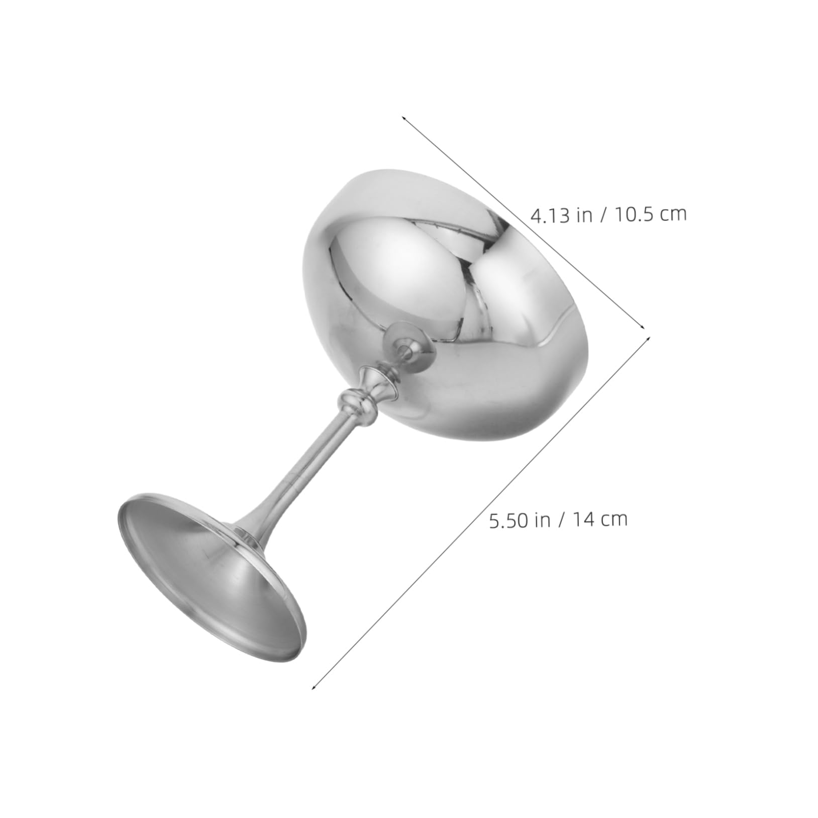 KICHOUSE Cocktail Goblets for Parties Bars Easy to Clean Modern Design for Ice Cream Pudding Fruit Snacks