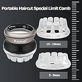 KEMEI Hair Clipper for Men,Circular Cordless Hair Trimmer, Self-Haircut Kit, Rechargeable LED Display - Image 4