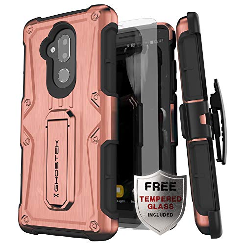 Ghostek Iron Armor Heavy Duty Dual Layer Hybrid Case Designed For Alcatel 7 – Rose #TOP1
