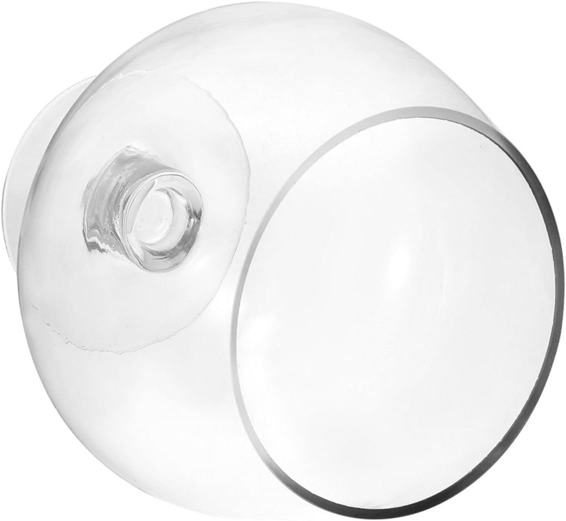 ERINGOGO Glass Fish Vase and Small Betta Fish Bowl 5000ml Desktop Aquatic Plant Tank for Indoor Eco Landscaping and Supplies