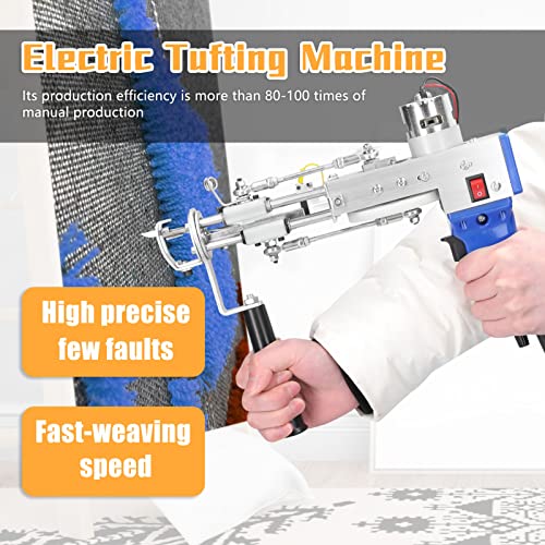Tapete elétrico Tufting Máquina de Tecelagem Profissional Dispositivo de Flocagem Ferramenta de Bord