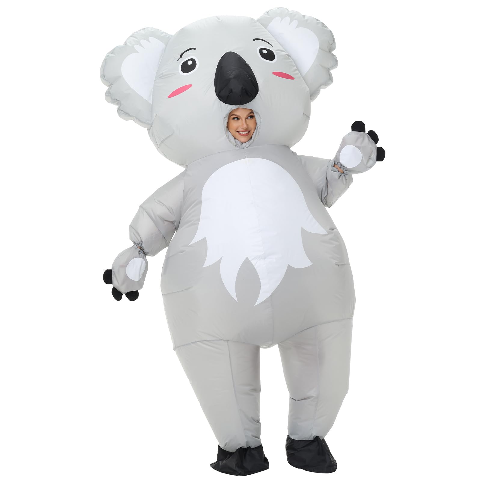 Inflatable Koala Costume Blow up Animal Costume Christmas Halloween Suit Unisex Suit