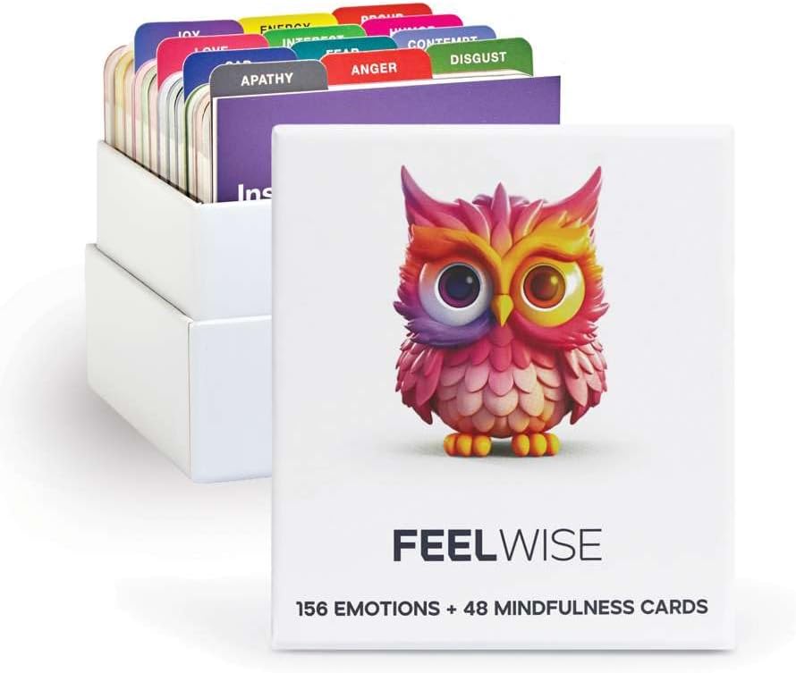 Emotional Intelligence Card Deck โ Master Your Emotions with 156 Emotion Cards and 37 Micro-Mindfulness Technique Cards to Enhance Resilience and Thrive