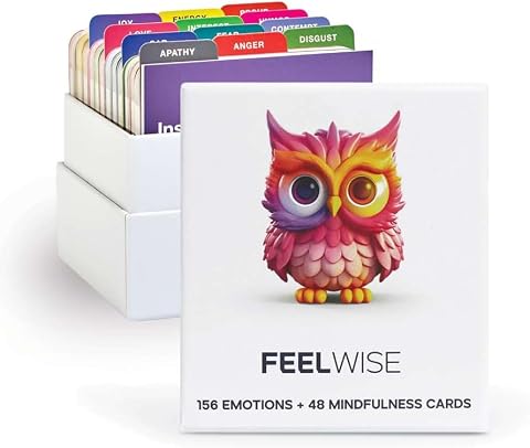 Emotional Intelligence Card Deck – 156 Emotion Cards and 37 Micro-Mindfulness Te