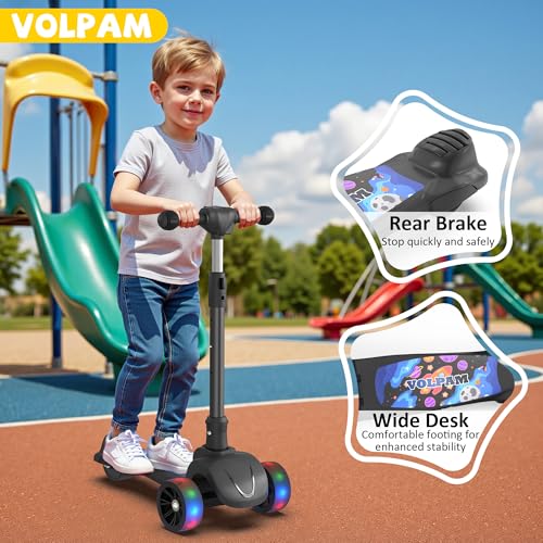 Image of VOLPAM C001 /C003 Electric Scooter for Kids, 80W /250W Motor, 5-10 Mph Safe Speed, Long Range 10 /5Miles