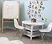 ABC Wall Decals - Alphabet Educational Animal Stickers - Classroom Decor - Playroom Decals for Wall - Animal Letters to Stick Kindergarden - Bedroom Stickers Kids ABC Lettering - [Gift Included]!