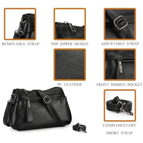Crossbody Bags for Women Trendy Purses for Women Vegan Leather Purses3