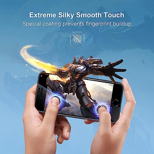 Image of TANTEK Designed Edge to Edge Tempered Glass for iPhone 8 plus Screen Protector Tempered Glass,Anti Scratch, Bubble Free Case Friendly Ultra Resistant -Pack of 2