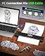 BORN4SHIP Tattoo Drucker Bluetooth, Tattoo Stencil Drucker, P84 Tattoo Printer Thermodrucker mit 10 Blatt A4 Transferpapier, Kompatibel mit Android iOS macOS Windows