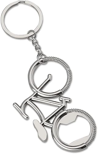 Llavero de bicicleta para abrebotellas para ciclista, regalos para mujeres y hombres, abrebotellas de bicicleta, regalos para amantes de los