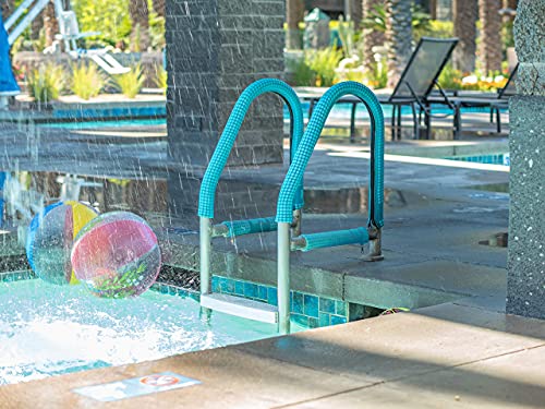 Grip para barandas de piscina y spa KoolGrips Indian Teal miniatura 4