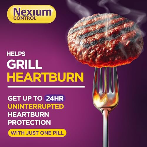 Nexium Control Heartburn & Indigestion Tablets for Acid Reflux Relief, Gastro-Resistant Esomeprazole Tablets, 20mg, 14 Count - 3