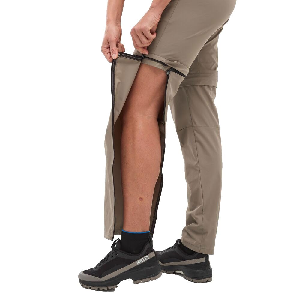 Millet UBIC - Pantaloni da Trekking Convertibili con Zip Fuori, da Donna, 2 in 1, Resistenti, Traspiranti e Versatili per Il Trekking