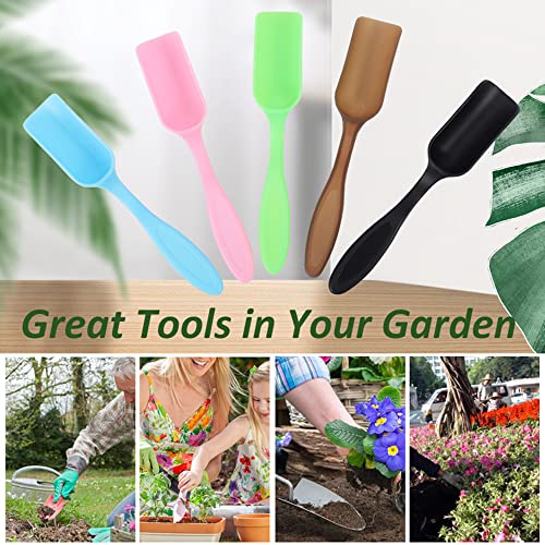 Set de 10 cucharas mini para jardinería de plástico miniatura 2