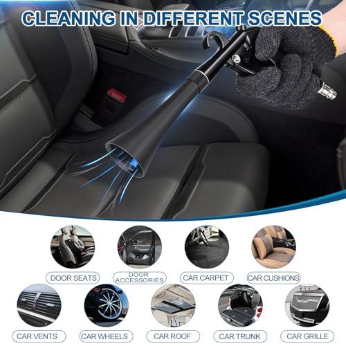 image for PARAROSE Car Cleaning Gun Detailing Interior Dryer Air Blow Gun, High 