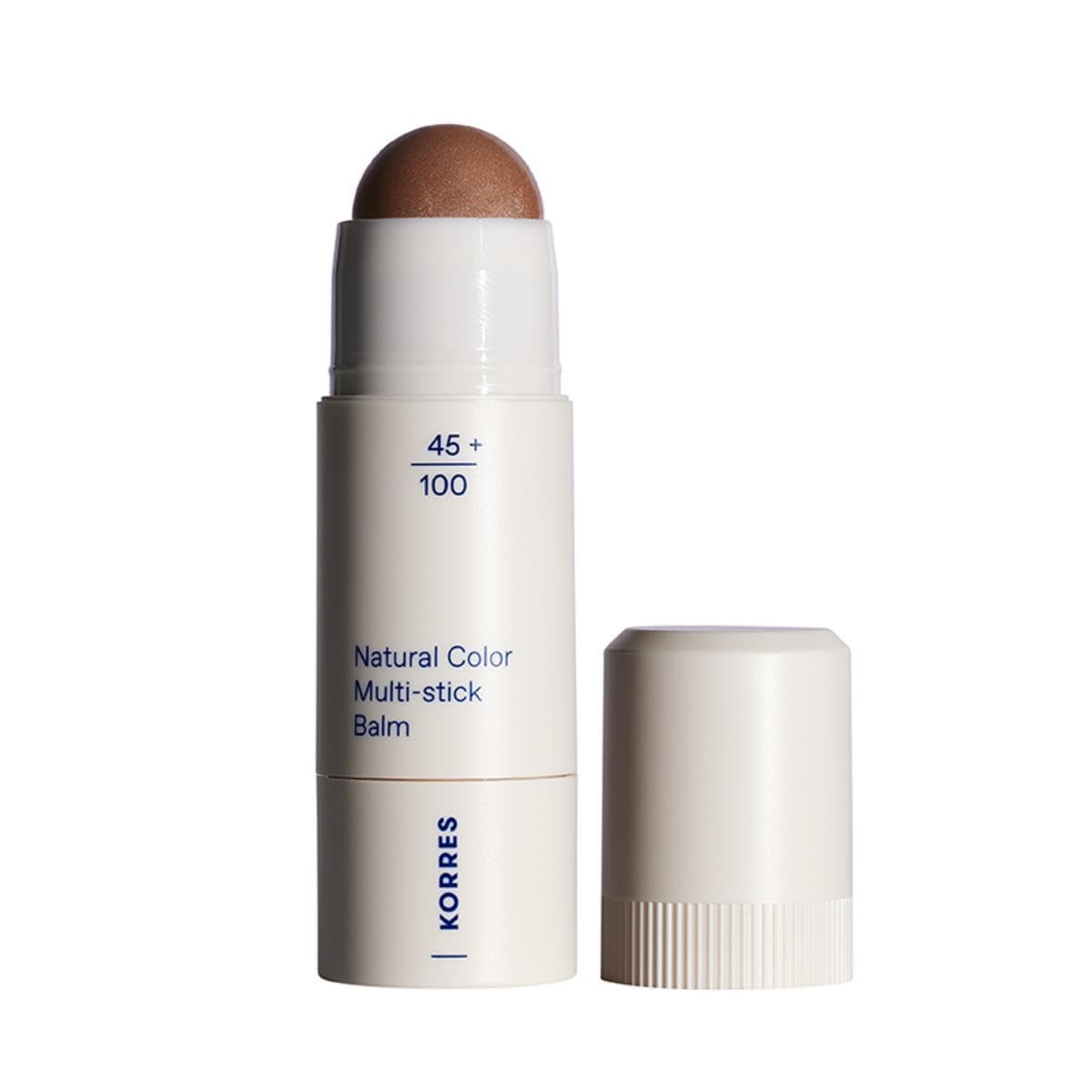 KORRES AEGEAN BRONZE Illuminating Multistick, z ekstraktem z piwonii i masłem shea, praktyczny i do podróży, 4,5 g