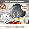 GreenPan Hybrid 13 Piece Nonstick Stainless Steel Cookware Set, APEX Tri-Ply Thermobond PFAS-Free Ceramic Pots & Pans, Induction & All Cooktop Compatible, Oven Temp to 850°F, Dishwasher Safe, Gold #1
