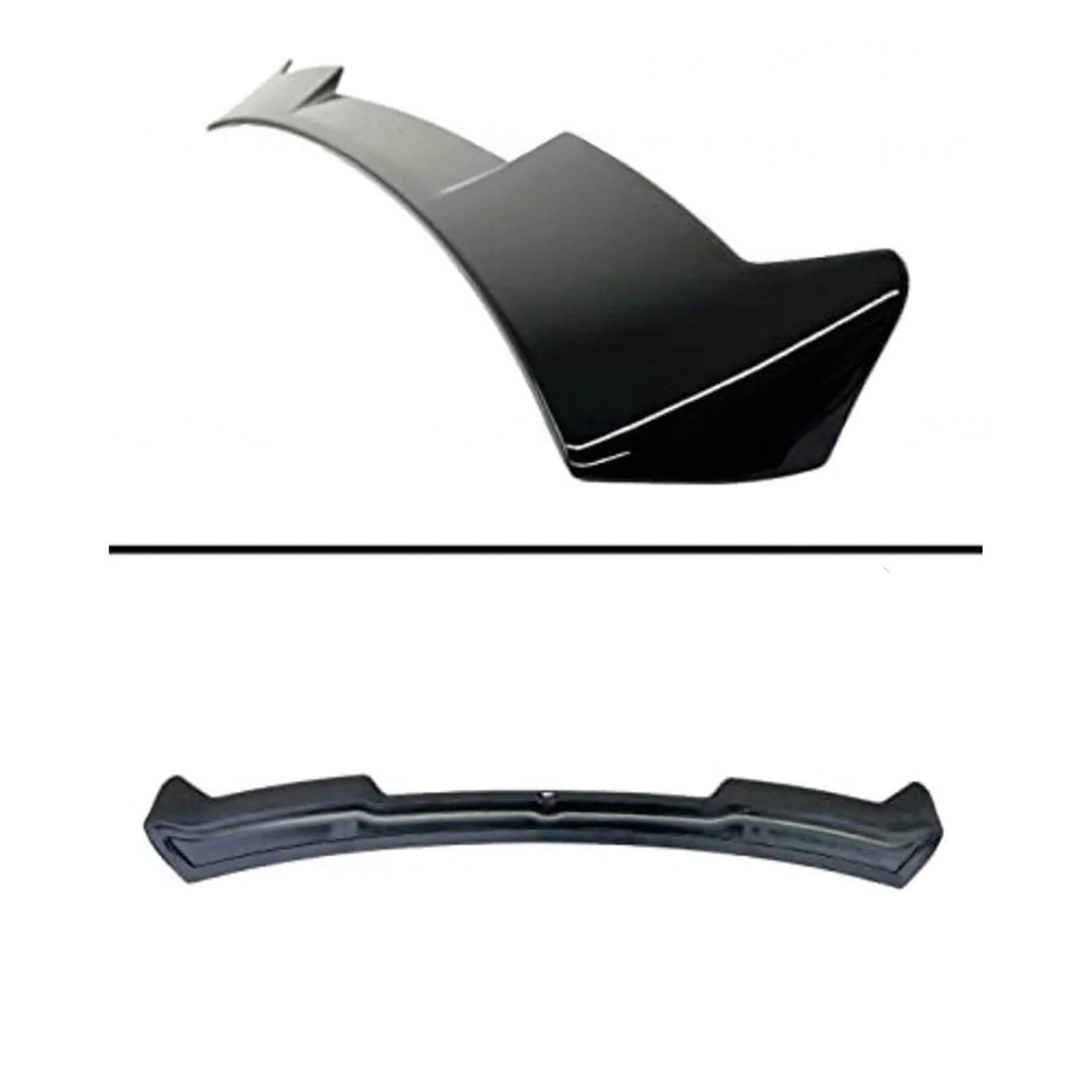 Kompatybilny z Honda Civic Hatchback błyszczący czarny tylny spojler dachowy owiewka pokrywy 2022-2026