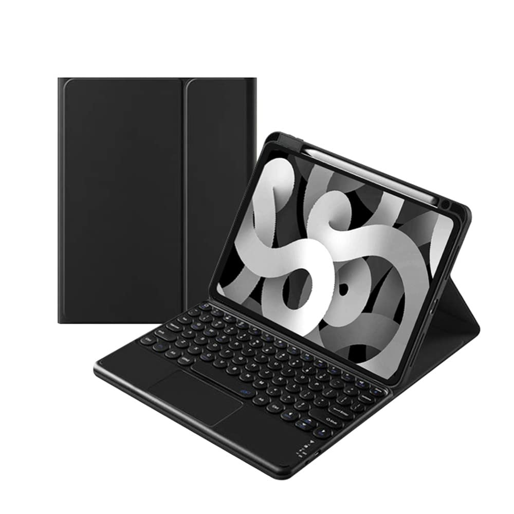 Funda con teclado para iPad de 10ª generación 2022 de 10.9 pulgadas táctil y desmontable negro 8