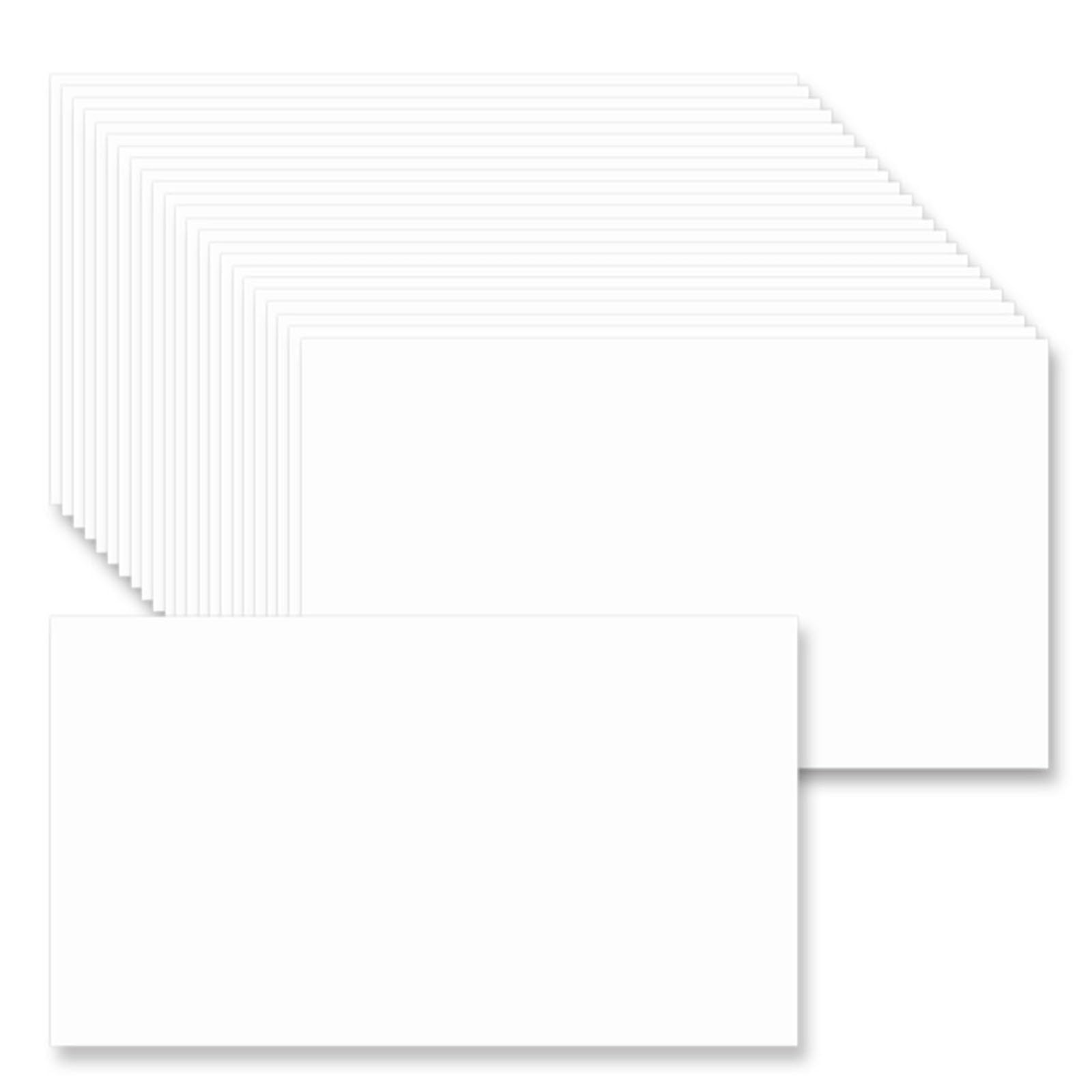 2 x 3.5 Blank White Business Cards Set of 200 - Small Plain White Cards - Create Business Cards, Thank You Packaging Insert, Gift Favor Tag, Paper Craft - Stamp, Write, Draw, DIY Card Making