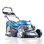 Hyundai 21'' / 53cm 224cc 4-in-1 Electric-Start Self-Propelled Petrol Lawnmower, Mulch, Rear & Side Discharge, Hose Connector | HYM530SPE