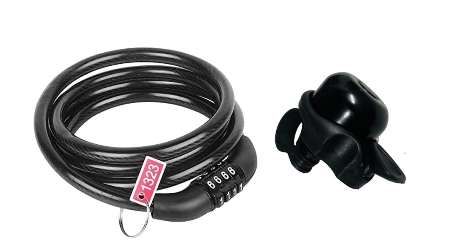 Wavva® Unisex Cool Bell Mini Adjustable Bicycle Bike Accessories Black with Cycle Locks Anti-Theft Bike Lock Bicycle/Helmet Lock/Cycle Lock for Bicycle/Cycle Locks for Bicycle with Password (B0CM4R3982) Amazon Price History, Amazon Price Tracker