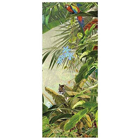 Targawerelax Tropical Jungle Door Stickers Cover