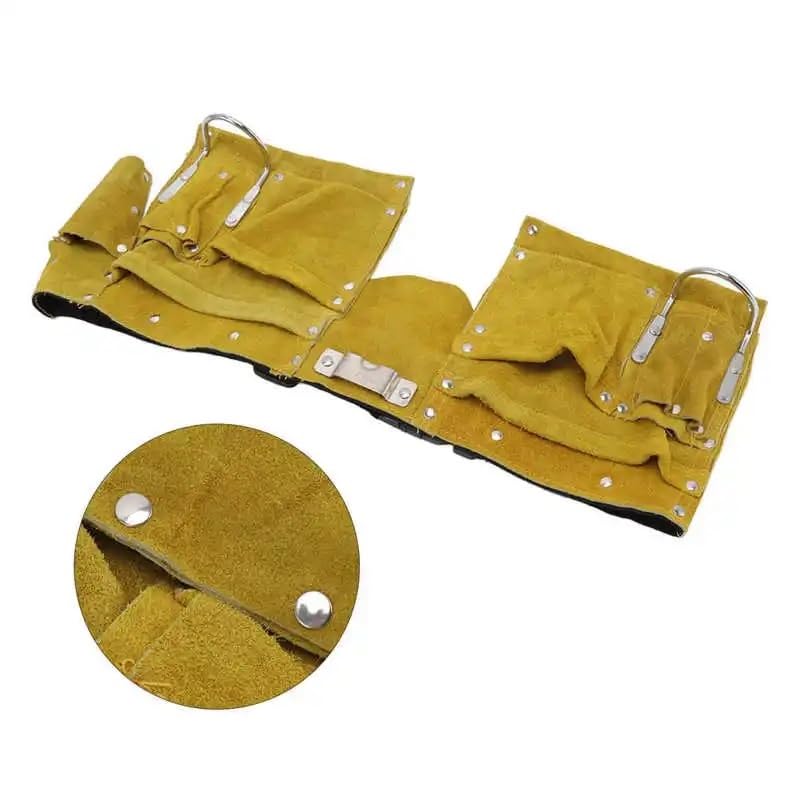 Cintura porta attrezzi, grembiuli divertenti da uomo, attrezzi da giardino Cintura for attrezzi regolabile, staccabile, resistente, grembiule da lavoro, borsa for attrezzi, cintura in pelle, tasche mu