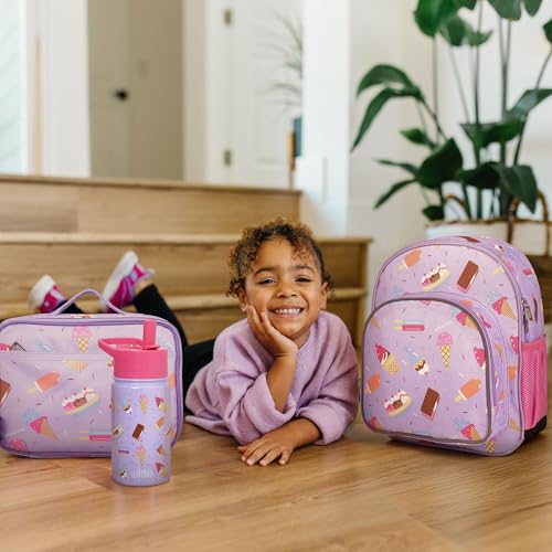 Image of Wildkin 12 Inch Toddler Backpack for Kids, Sweet Dreams | Ages 3-7, insulated front pocket - coordinates with matching Wildkin nap mats and water bottles