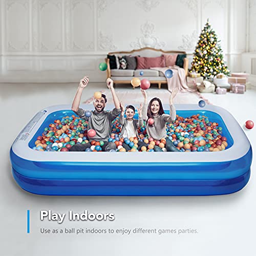 Chiclist Inflatable Swimming Pool Kiddie Pools Family Swim Center For Kids Full-Sized Lounge Pool For Kids Easy Set Swimming Pool For Backyard Summer Water Party Outdoor thumb #1