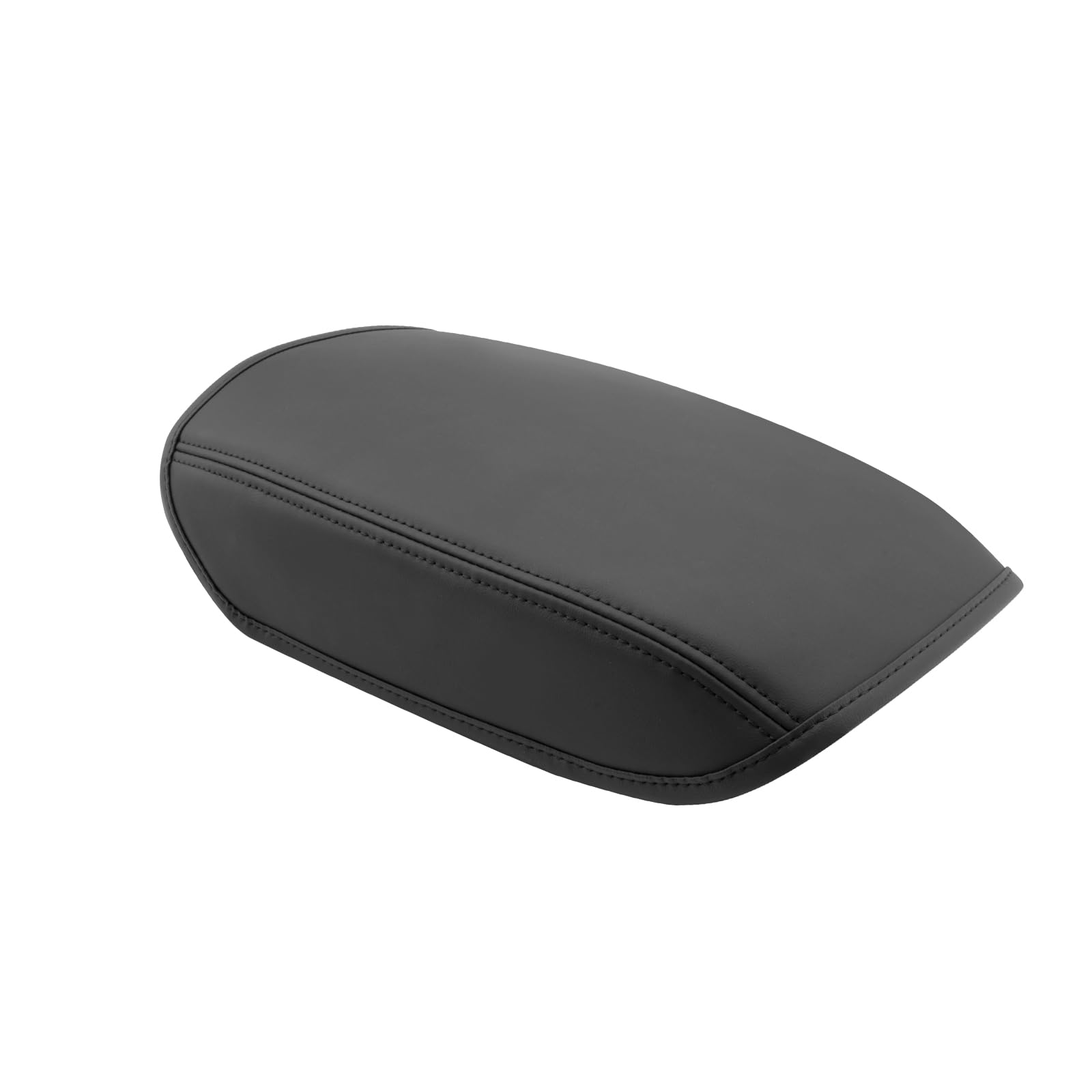 Armlehnenabdeckung für Ford Ranger T9 2025 2024 2023 (Elektronische Bremse), Mittelarmlehne Abdeckung aus PU-Leder, Ranger Raptor Wildtrak Zubehör zur Erhöhung der Armlehne, Schwarz