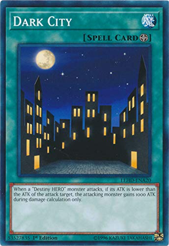 Amazon.com: Yu-Gi-Oh! - Dark City - LEHD-ENA20 - Common - 1st Edition -  Legendary Hero Decks