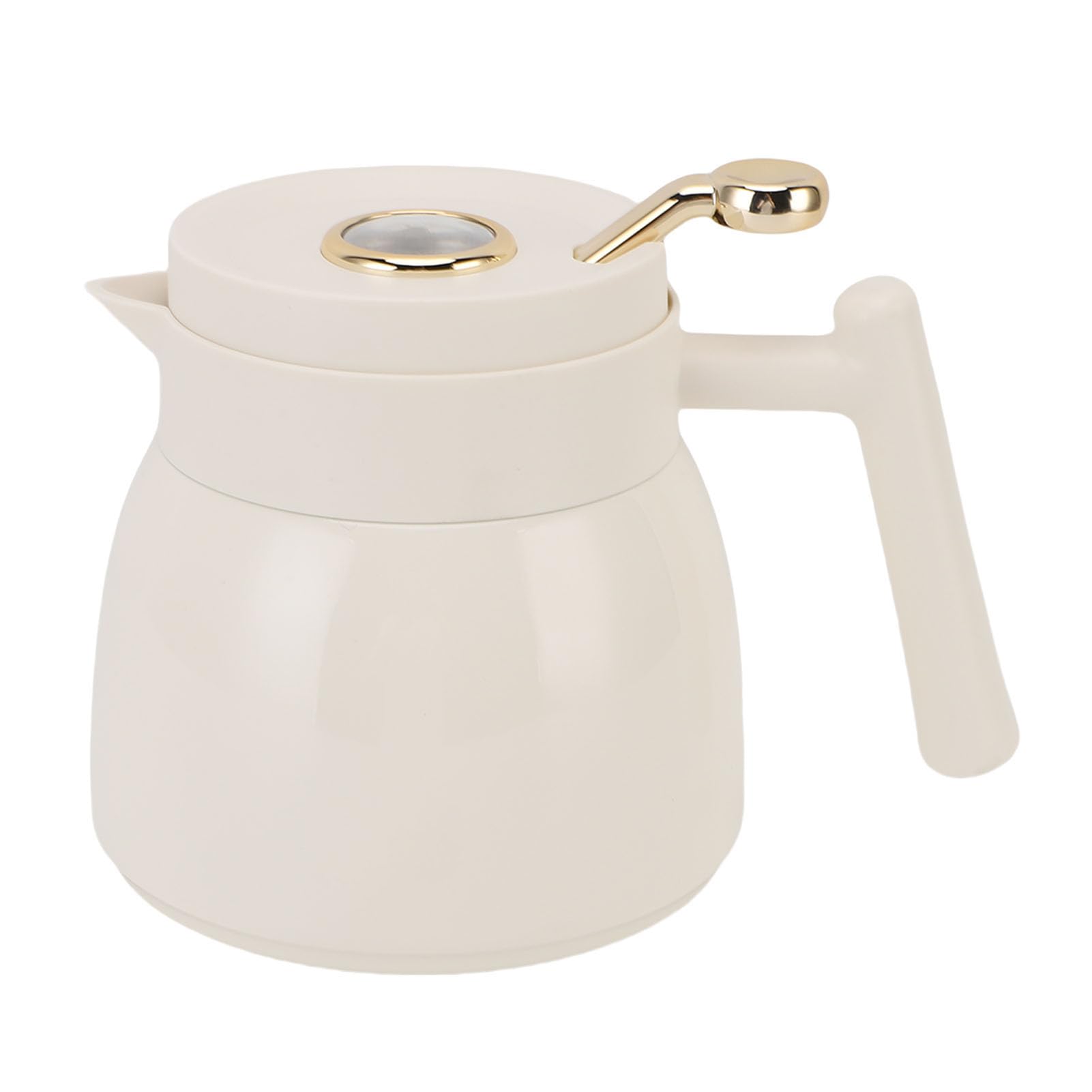 BRRNOO Teiera Termica 880ml con Display Meccanico della Temperatura, per