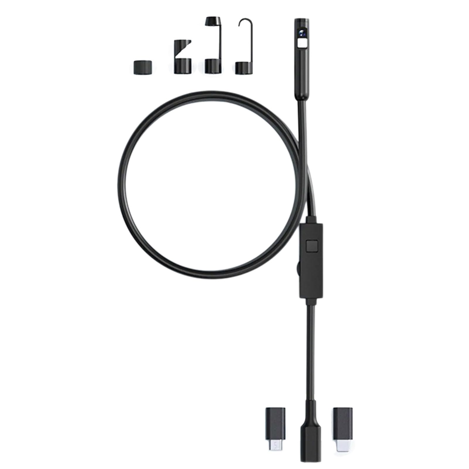 WGDYRP 8MM Automotive Inspection Camera Featuring 1920P double Lens For Engine And Pipe Checking Connects To Mobile Devices