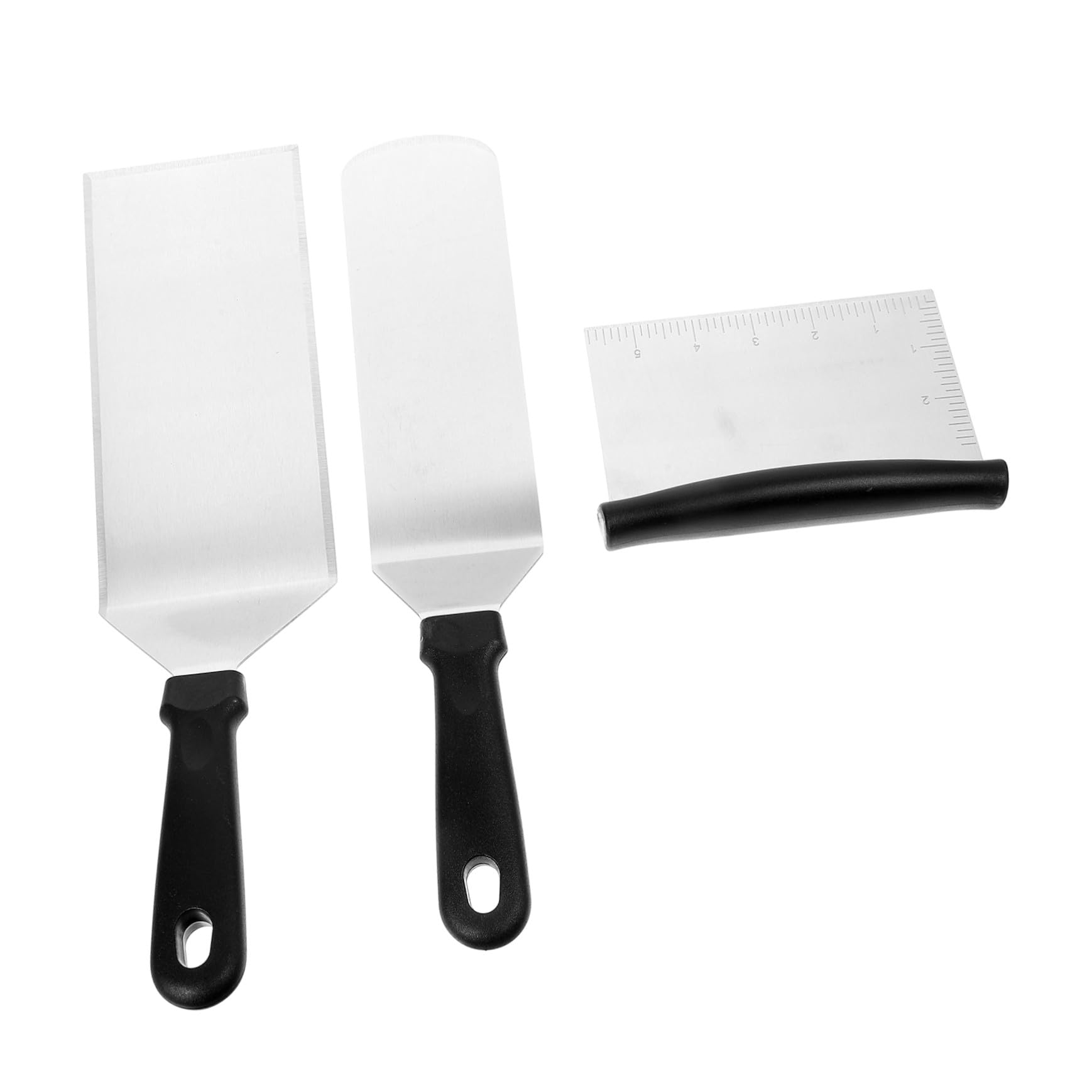 Spatola da Cucina e Manico in Pp in Acciaio Inossidabile Utensile Multiuso Set di 1 per Friggere e Mescolare per Barbecue e Uso Quotidiano in Cucina