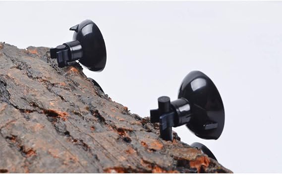 Turtle Floating Basking Platform Aquarium Turtle Decorations Artificial Bark Tortoise Climbing Platform with Suction Cups Resting Terrace for Terrapins